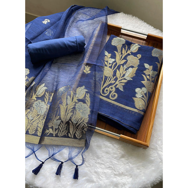 CHANDERI SUIT SET