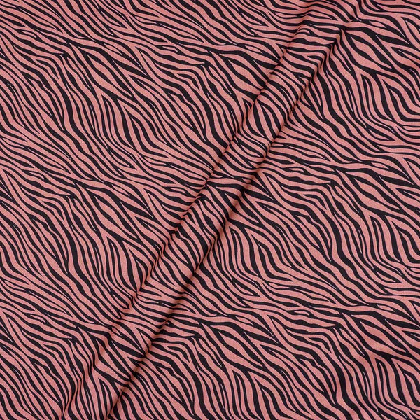 Premium Satin Dusty Pink Colour Animal Print 43 Inches Width Fabric freeshipping - SourceItRight