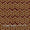 Cotton Mustard Brown Colour Chevron Print Natural Kalamkari Fabric Online 2074CK6