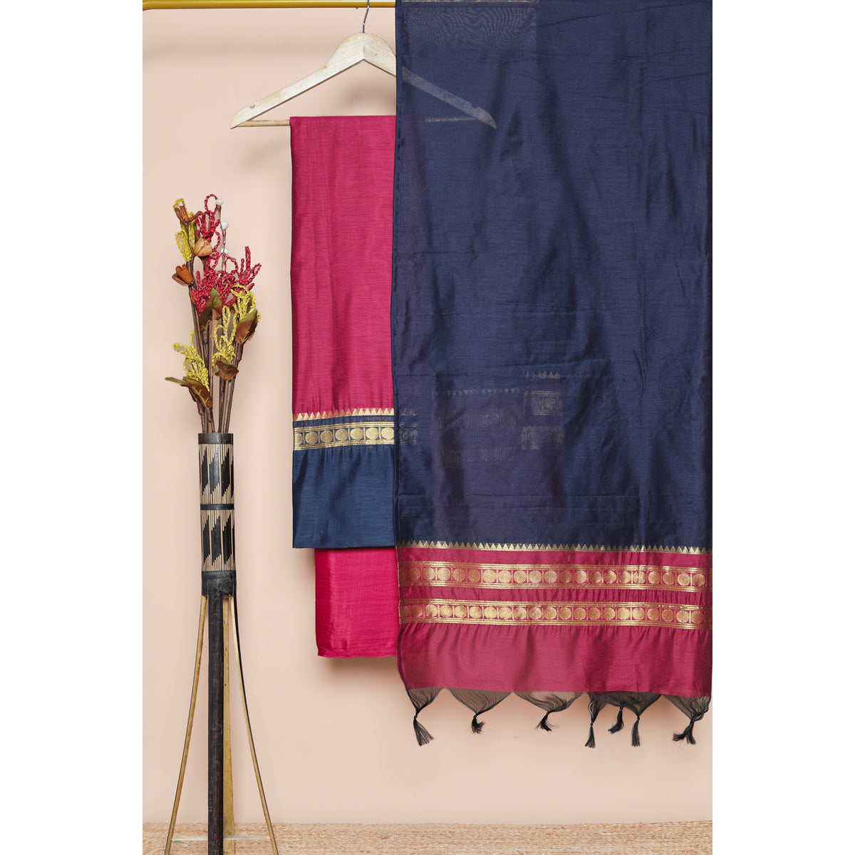 NARAYANPET JACQUARD SILK SUIT SET