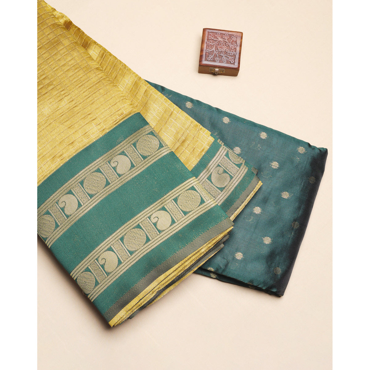 SEMI SILK ZARI WOVEN FABRICS