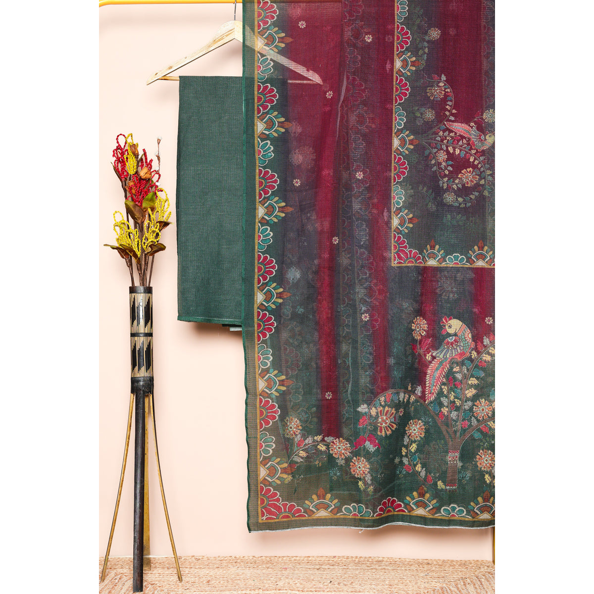 COTTON KOTA KALAMKARI PRINTED 2 PIECE SET
