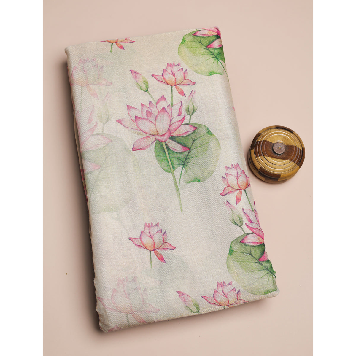 SEMI TUSSAR PRINTED FABRIC