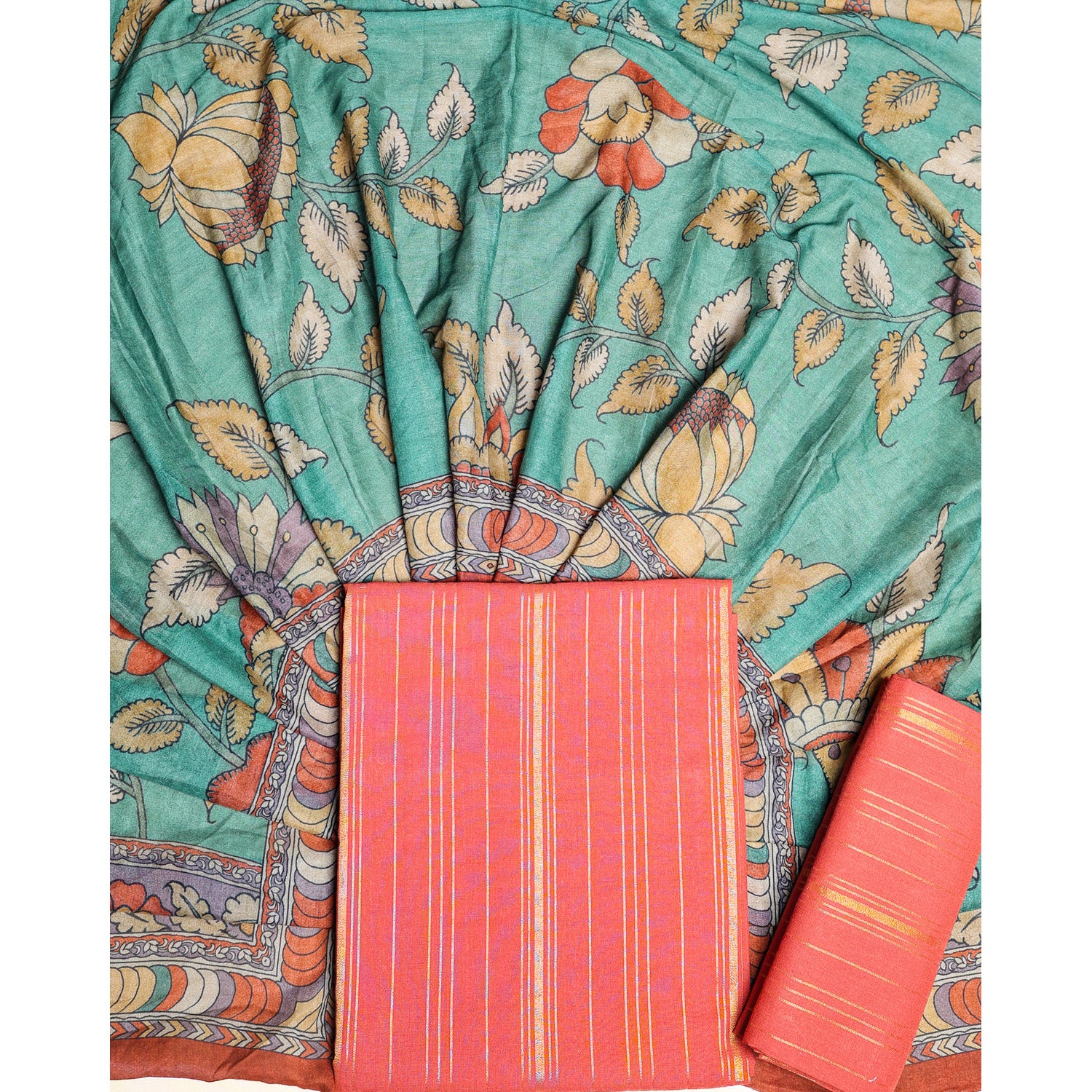 PURE COTTON HANDLOOM SUIT SET