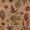 Leaves Prints on Beige Colour Crepe Silk Feel Viscose Fabric Online 2220AG