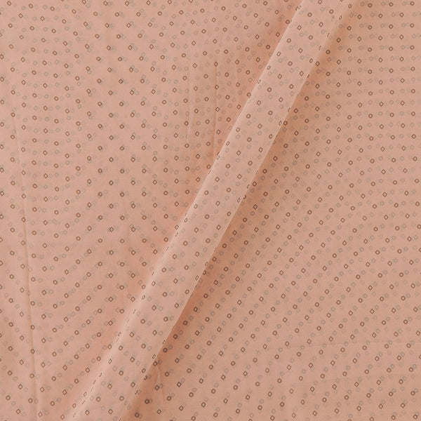Georgette Butterscotch Colour Bandhani Print Poly Fabric Online 2253CK11