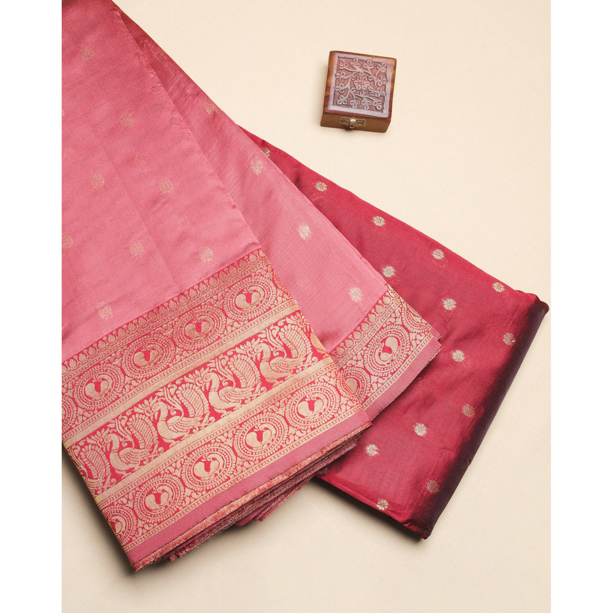 SEMI SILK ZARI WOVEN FABRICS