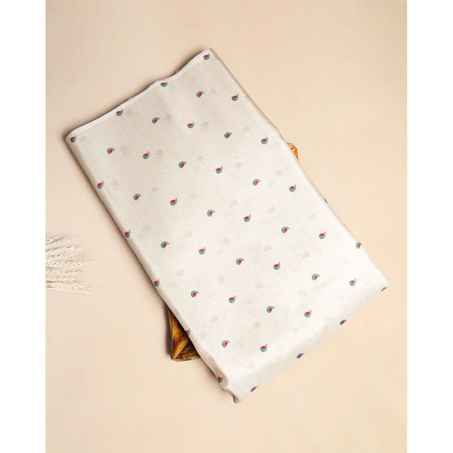 SHIMMER TISSUE PRINTED BUTTA FABRIC
