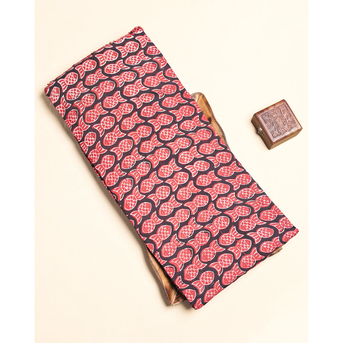 COTTON AJRAKH PRINTED FABRIC
