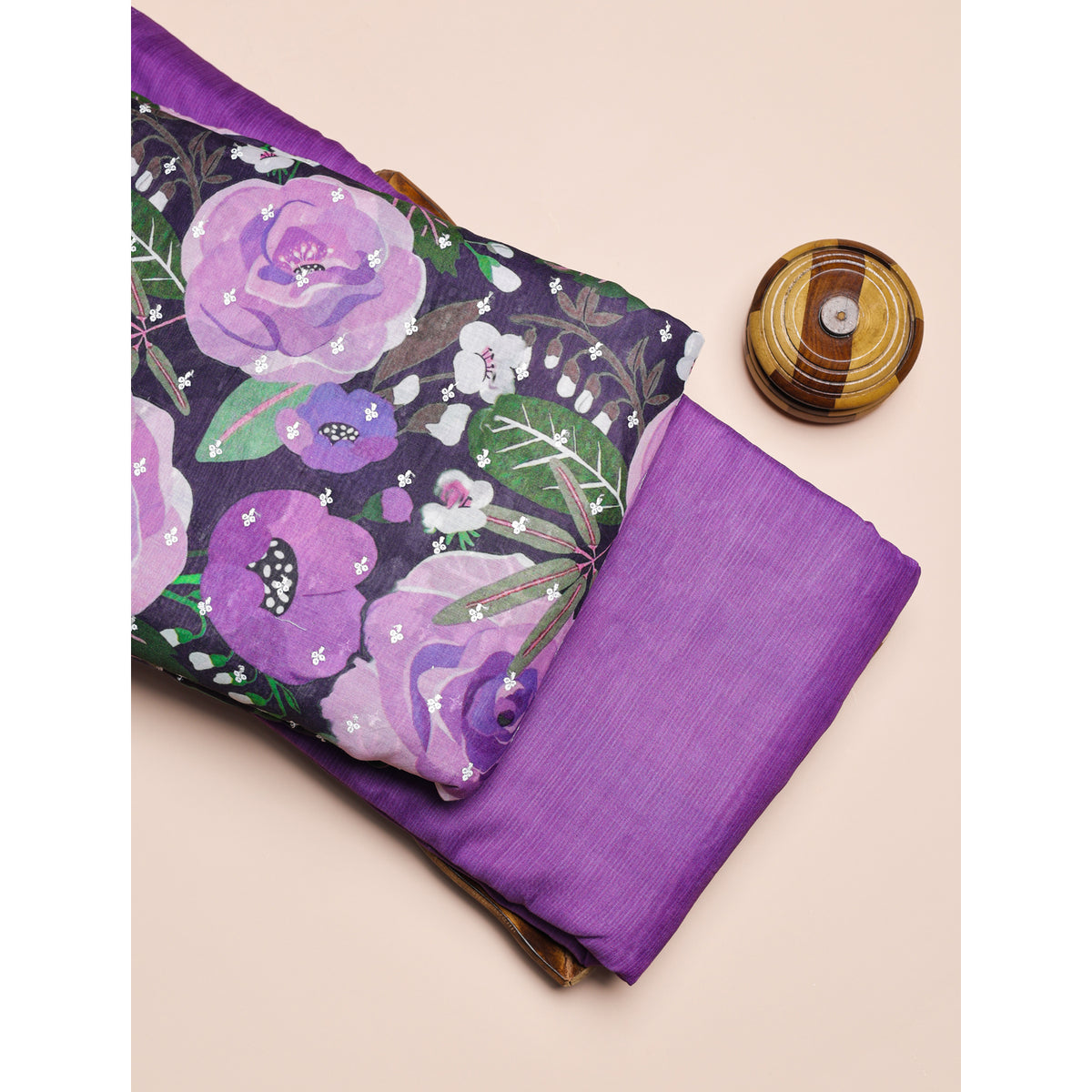 PURE MUL CHANDERI EMBROIDERED & PLAIN FABRICS