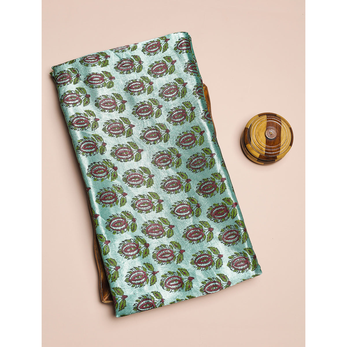 PURE MASHRU GAJJI SILK PRINTED FABRIC