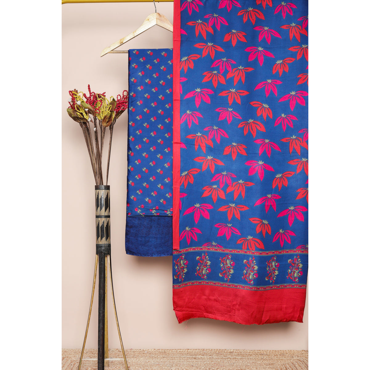 MODAL SILK PRINTED SUIT SET