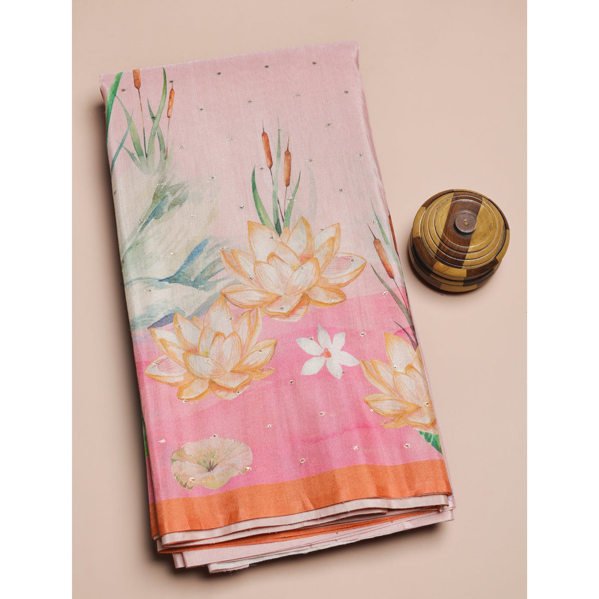 SEMI SILK PRINTED FABRIC