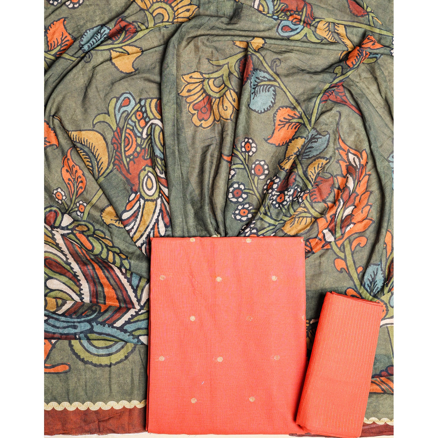 PURE COTTON HANDLOOM SUIT SET