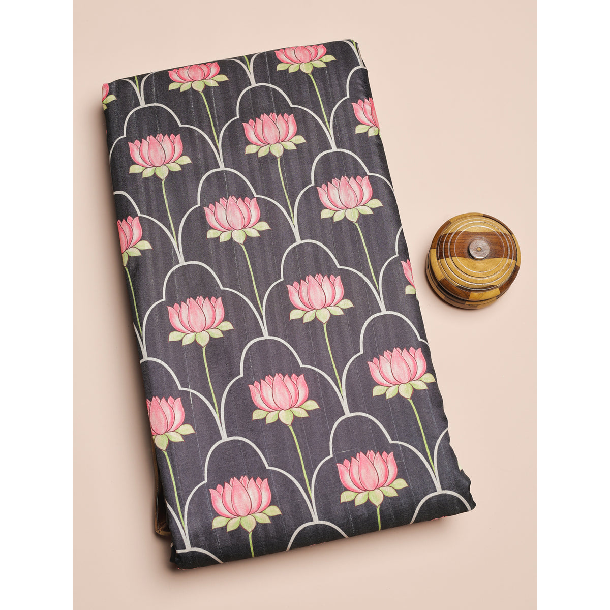 SEMI TUSSAR PRINTED FABRIC