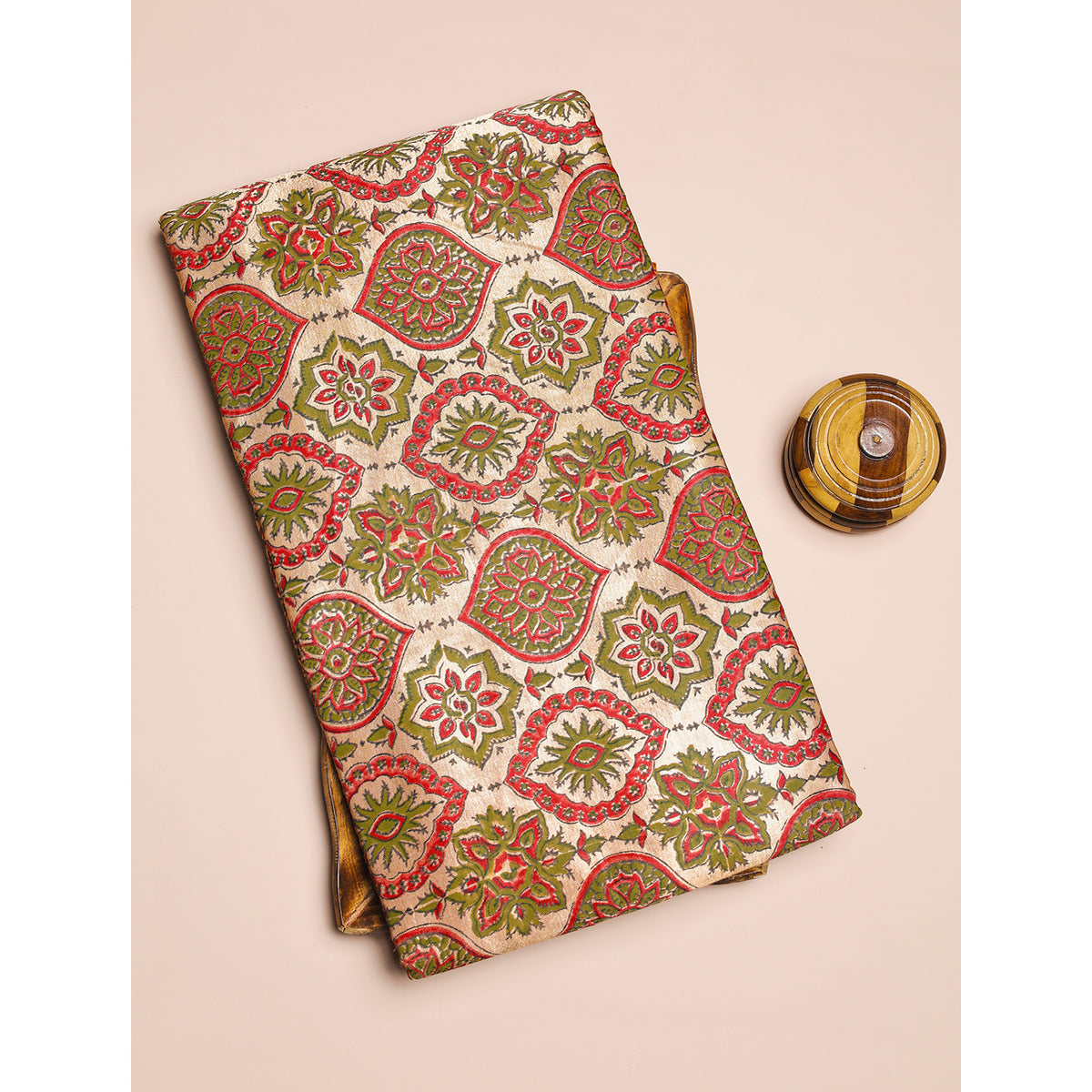 PURE MASHRU GAJJI SILK PRINTED FABRIC