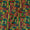 Dark Green Colour Multi Thread Embroidered Art Dupion Fabric Online 3158R3