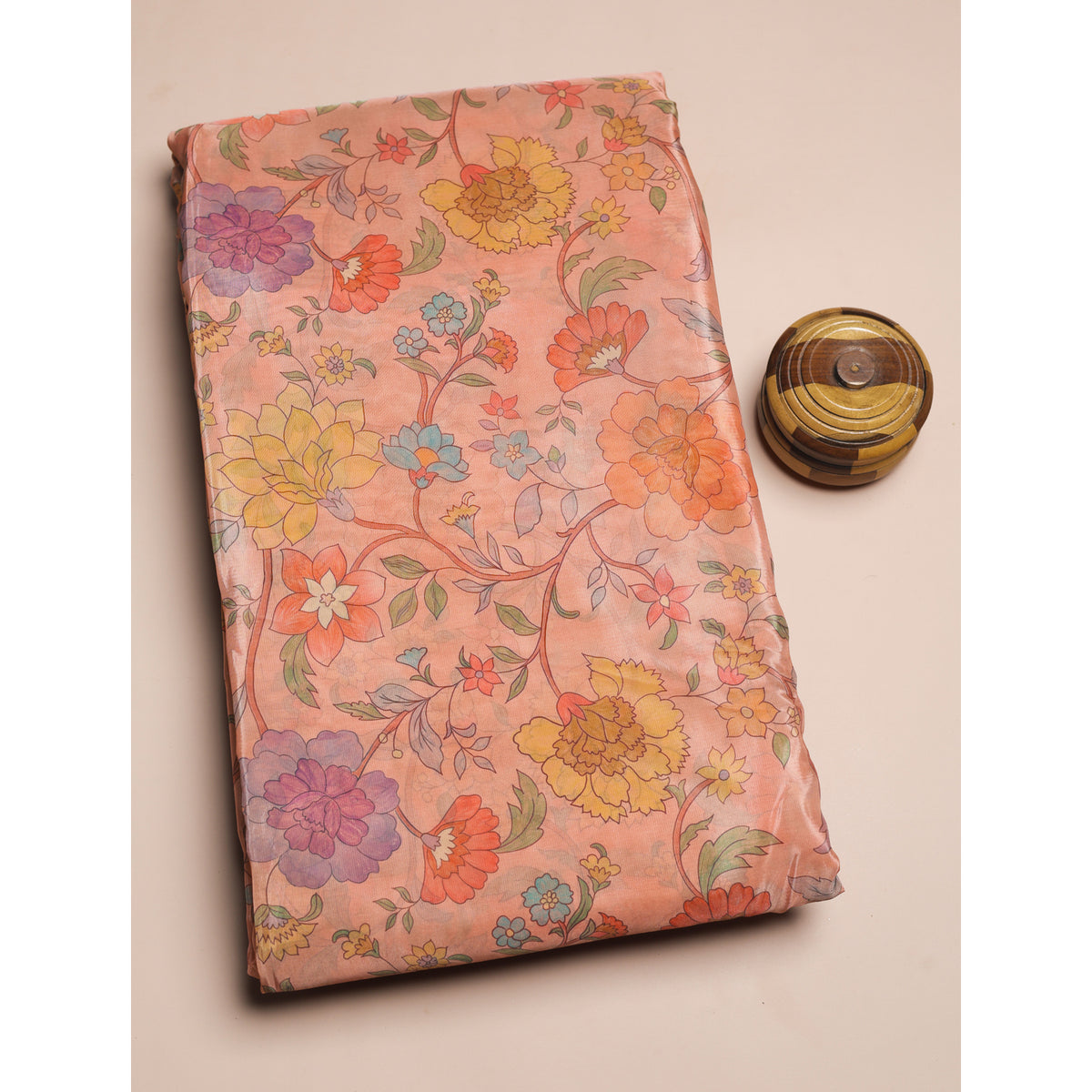 SEMI SILK PRINTED FABRIC
