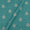 Buy Cotton Aqua Marine Colour Machine Thread and Sequins Embroidered With Self Jacquard Fabric Online 3228X5