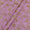 Lavender Colour Embroidered Chinon Chiffon Saree Set Fabric