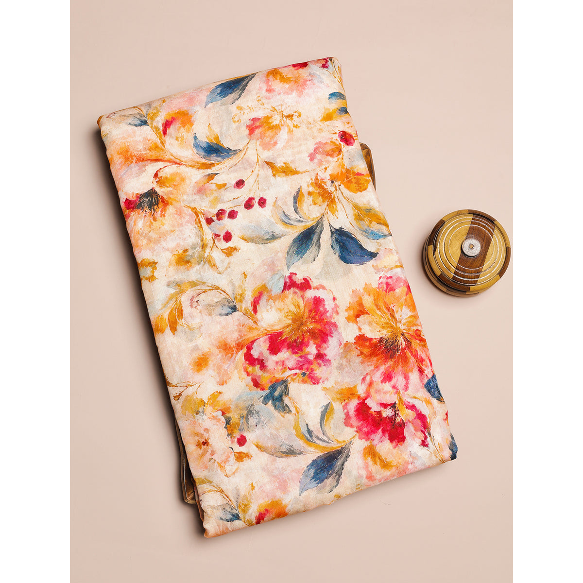 PURE COTTON SILK PRINTED FABRIC