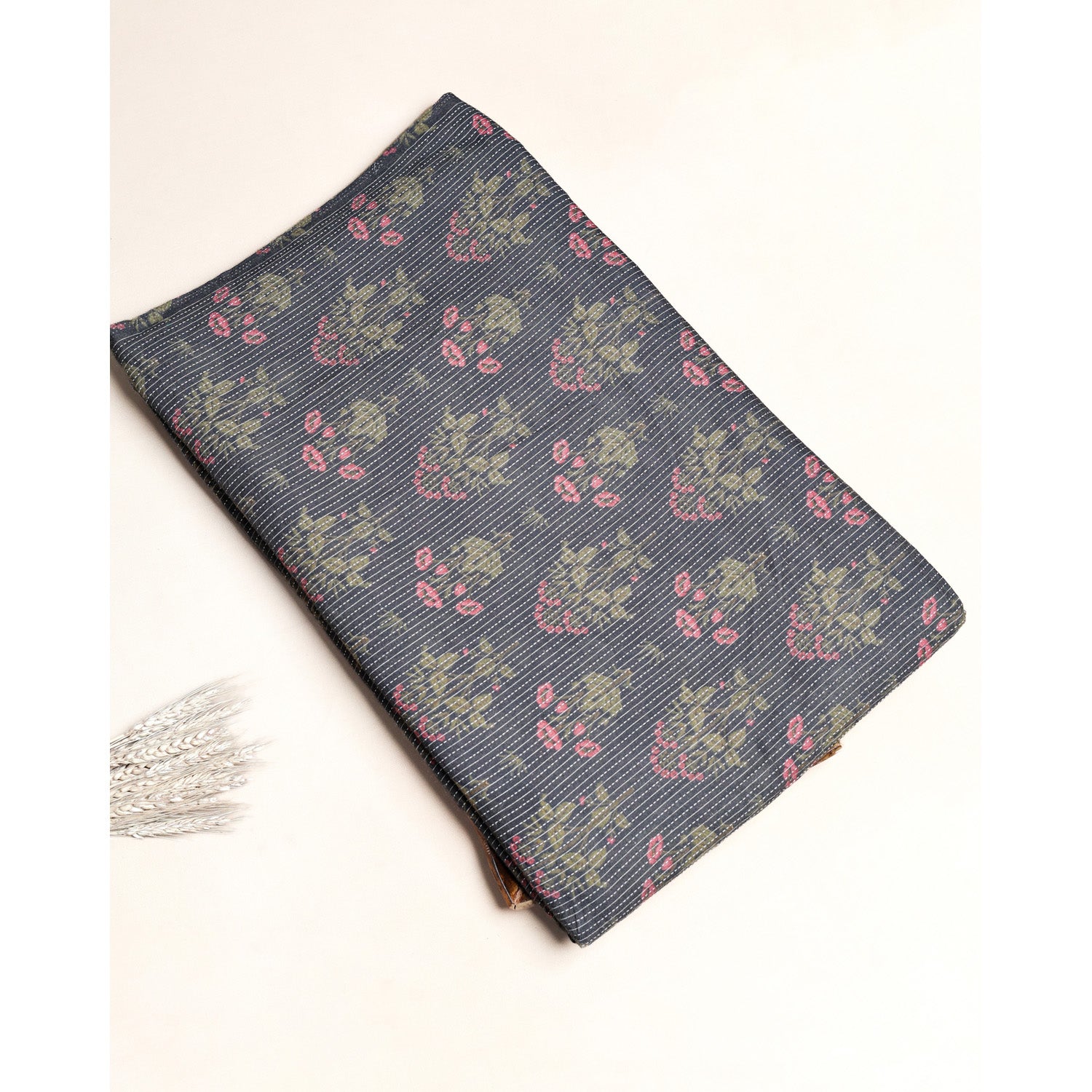 PURE COTTON KANTHA PRINTED FABRIC