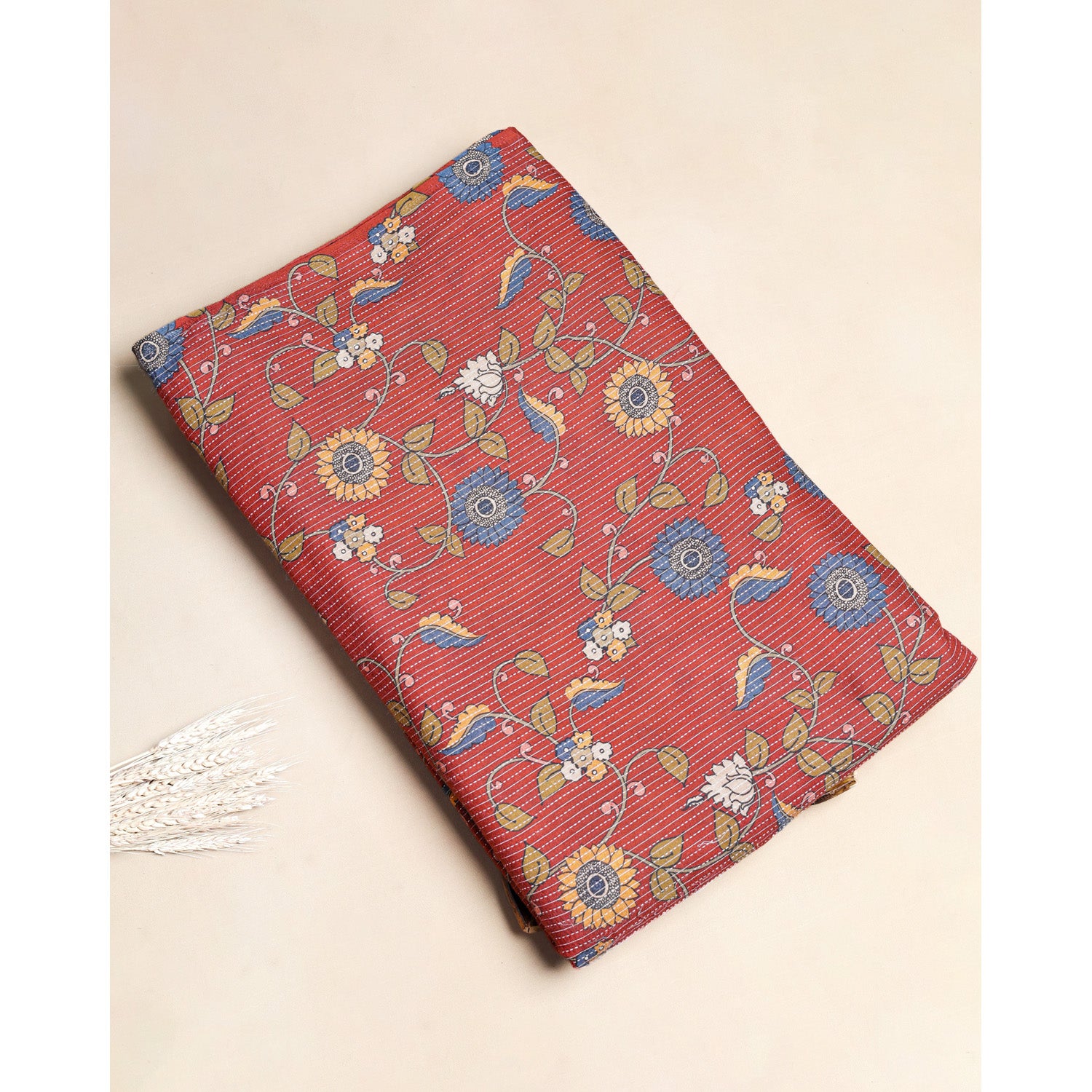 PURE COTTON KANTHA PRINTED FABRIC