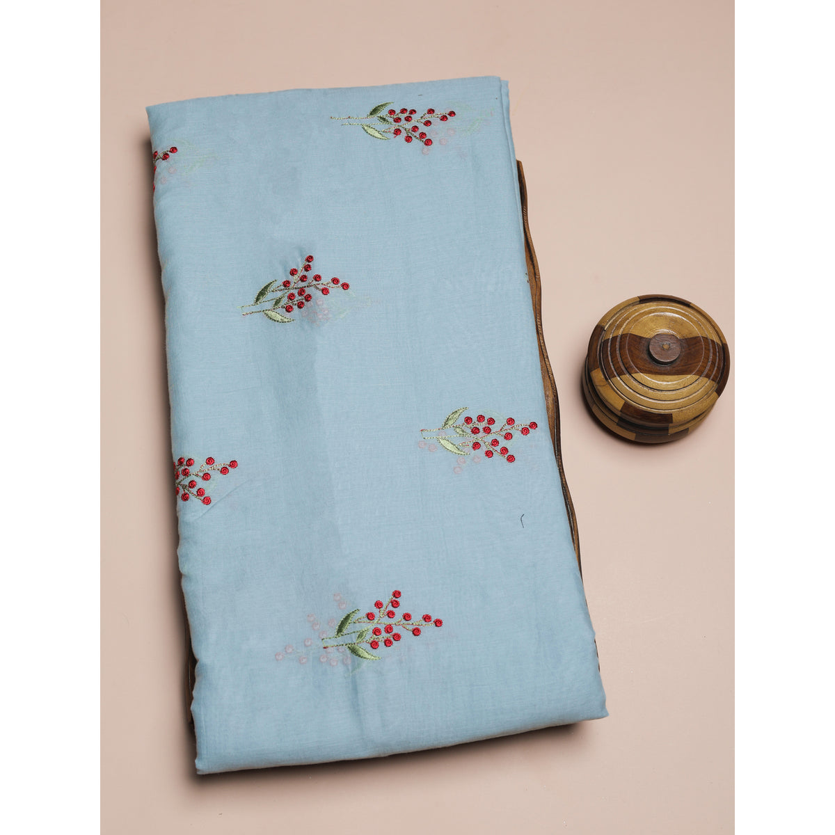 COTTON EMBROIDERED FABRIC