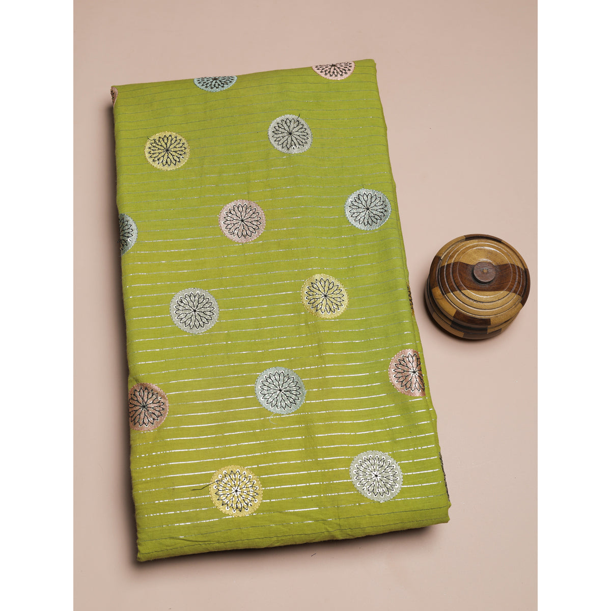 COTTON EMBROIDERED FABRIC