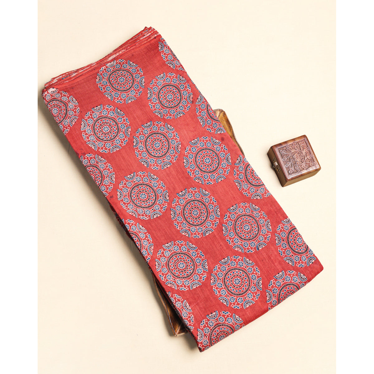 COTTON AJRAKH PRINTED FABRIC