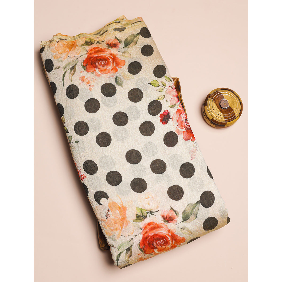 PURE GEORGETTE LINEN PRINTED FABRICS