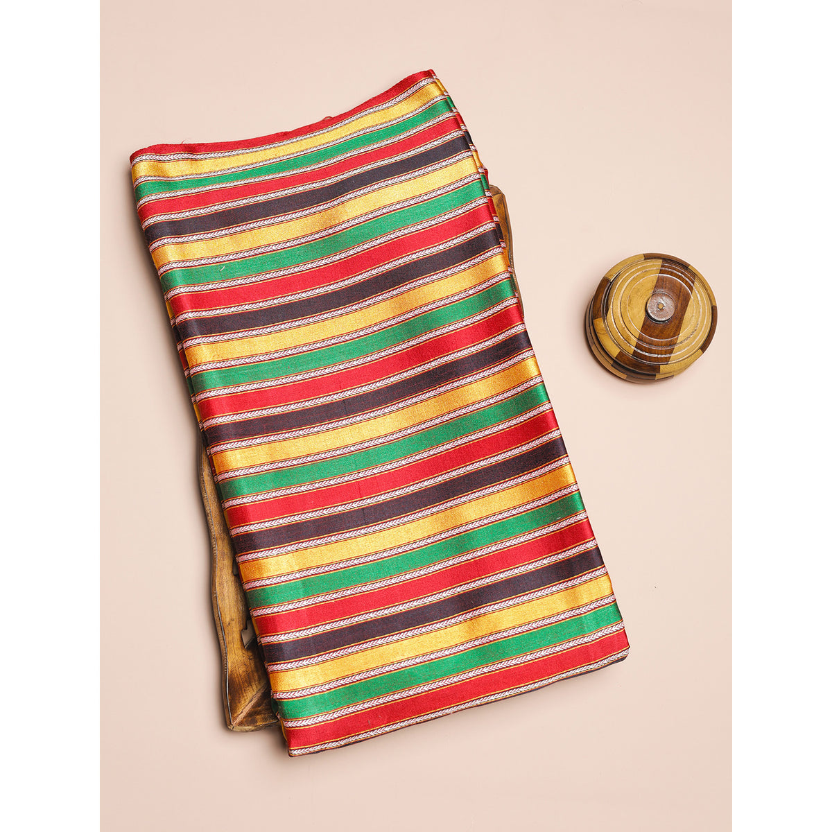 PURE MASHRU GAJJI SILK PRINTED FABRIC