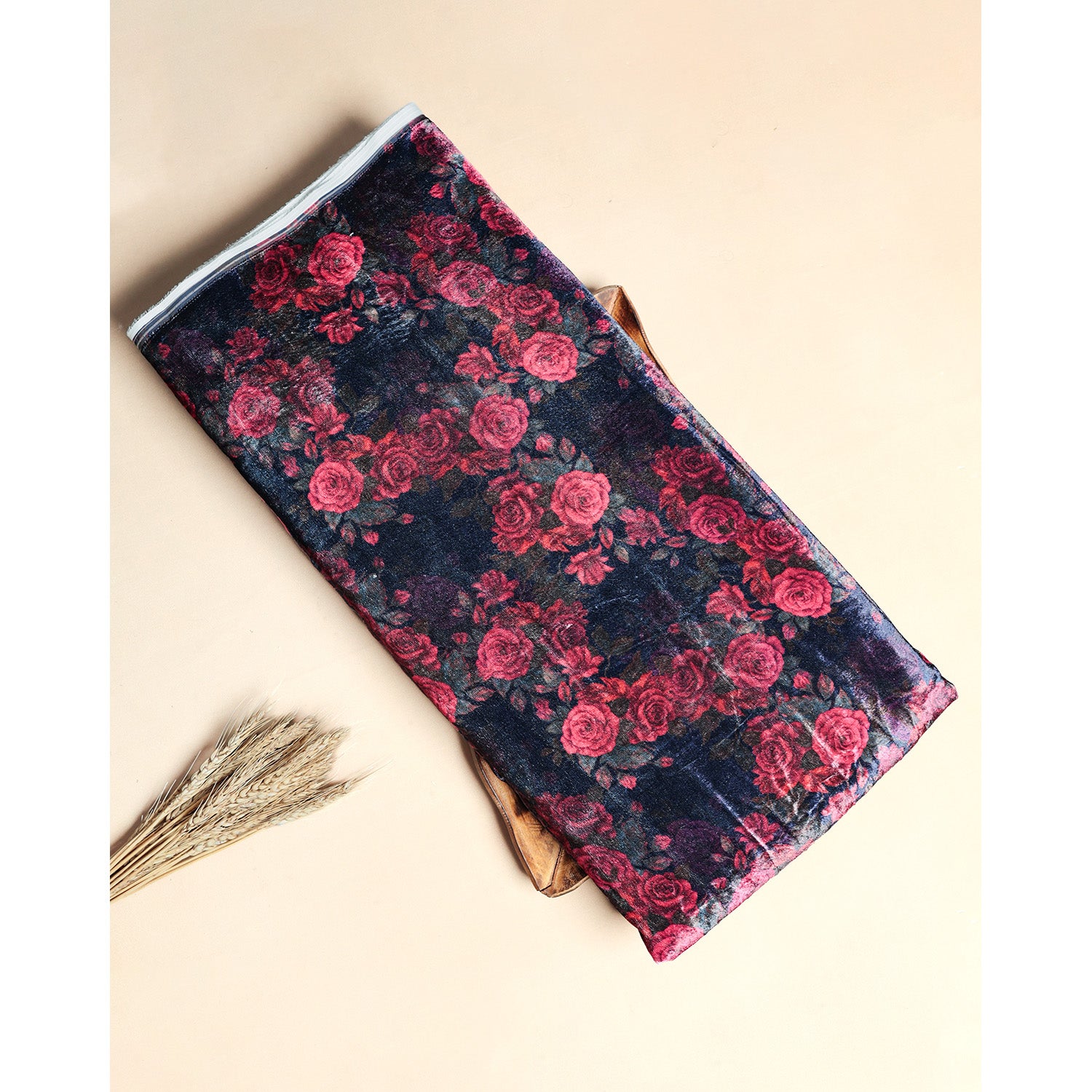 MEHFIL-E-RANG - VELVET DIGITAL PRINTED FABRIC