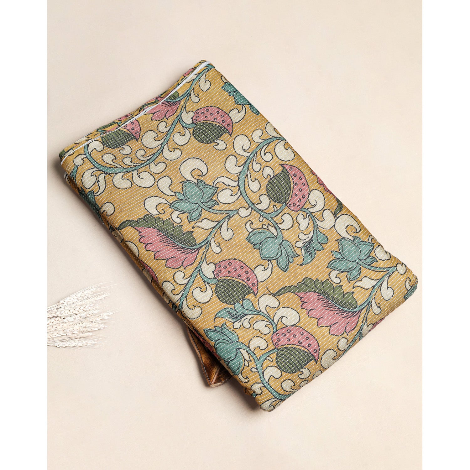 PURE COTTON KANTHA PRINTED FABRIC