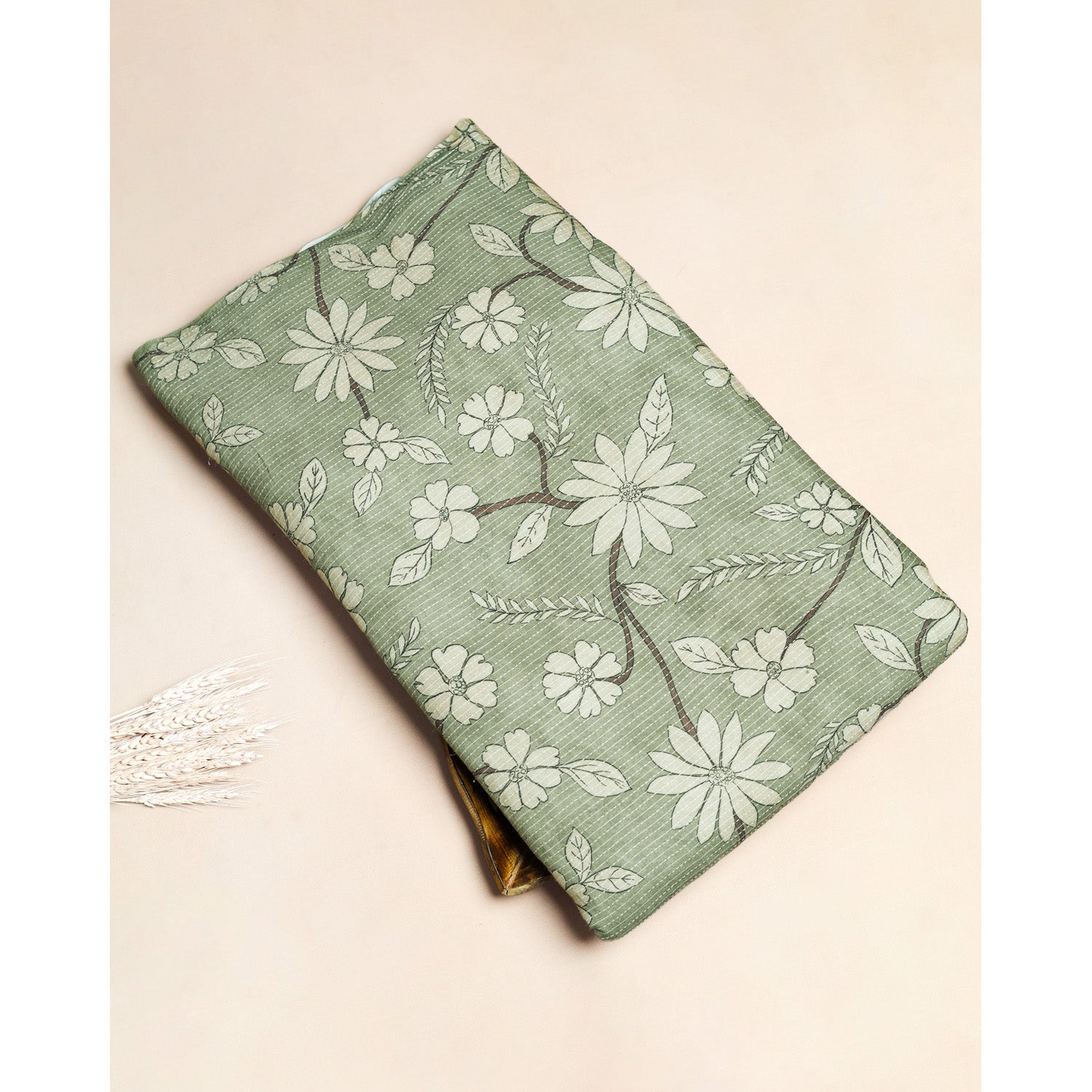 PURE COTTON KANTHA PRINTED FABRIC