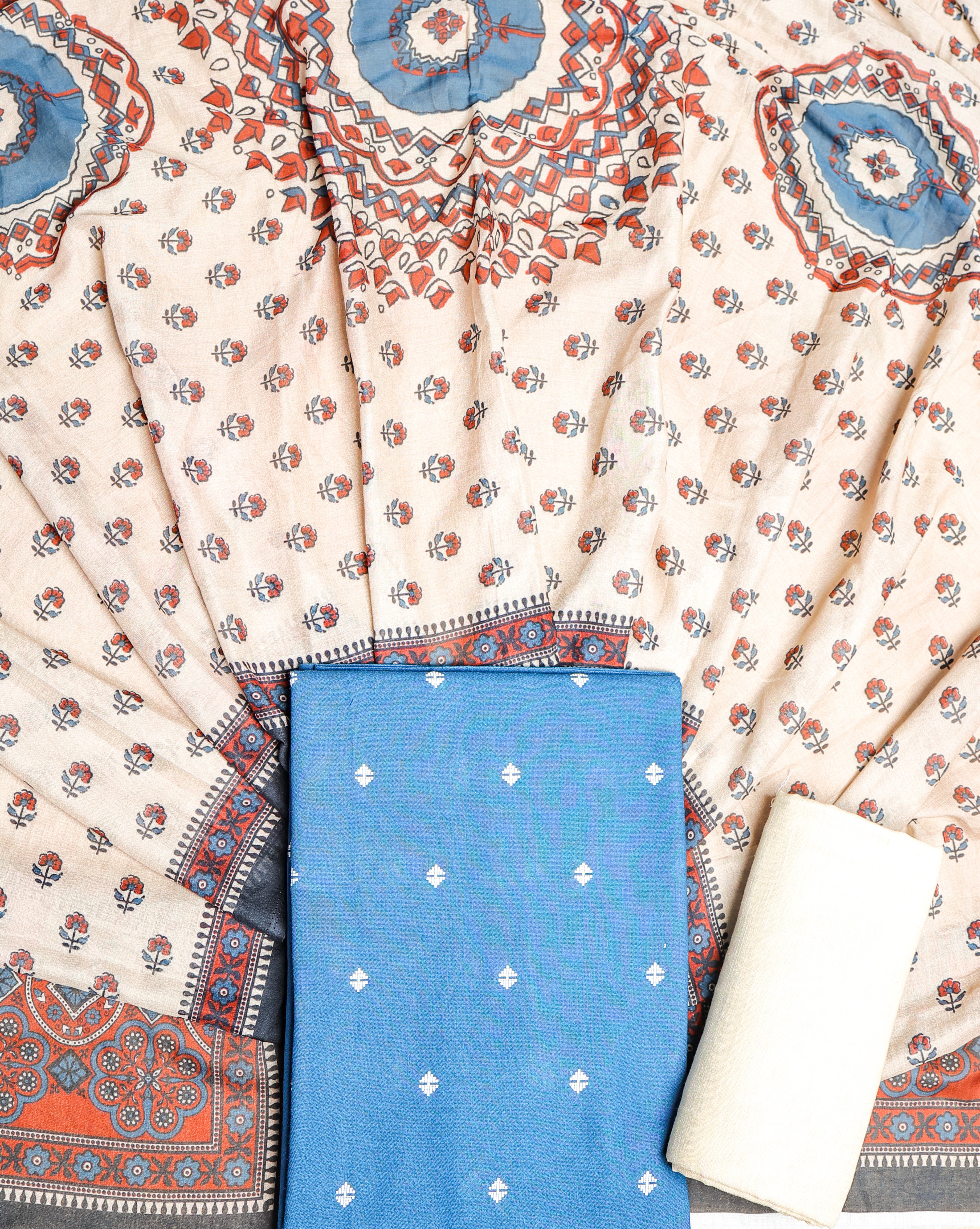 PURE COTTON HANDLOOM SUIT SET