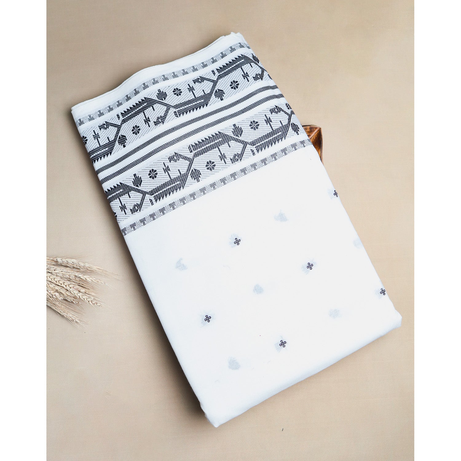 PURE COTTON HANDLOOM JAMDHANI FABRIC