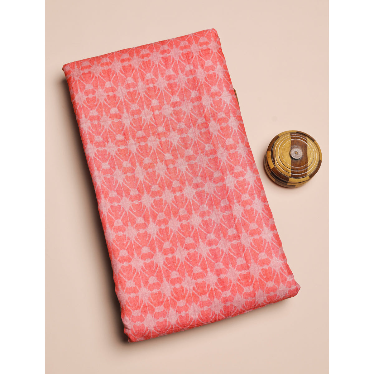 SEMI TUSSAR PRINTED FABRIC