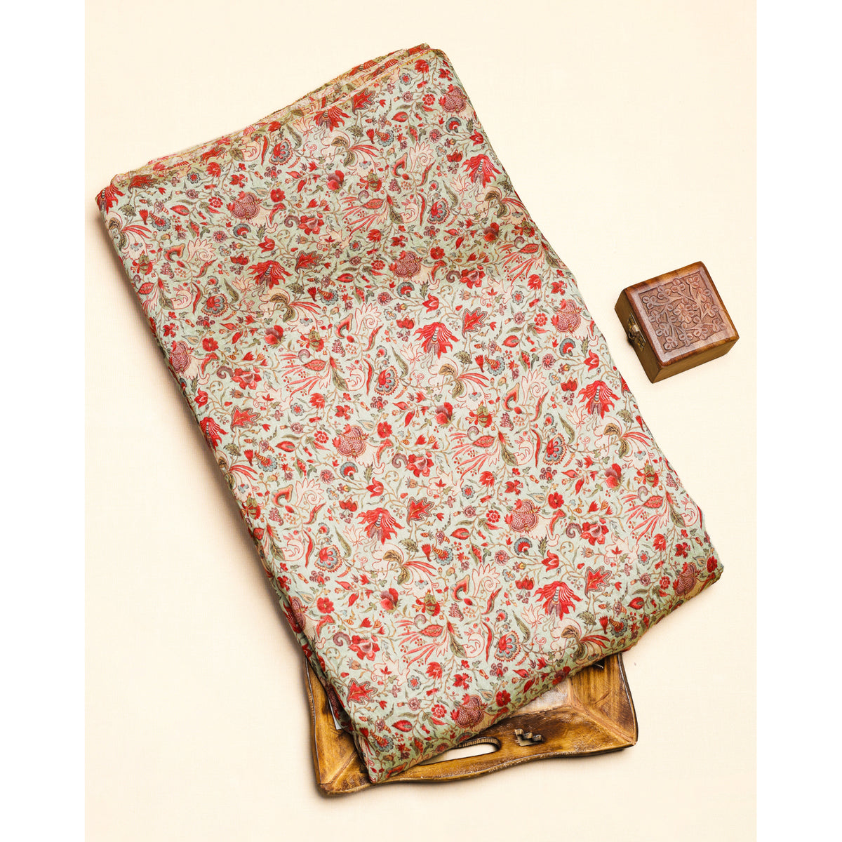 MOGRA CHANDERI PRINTED FABRIC