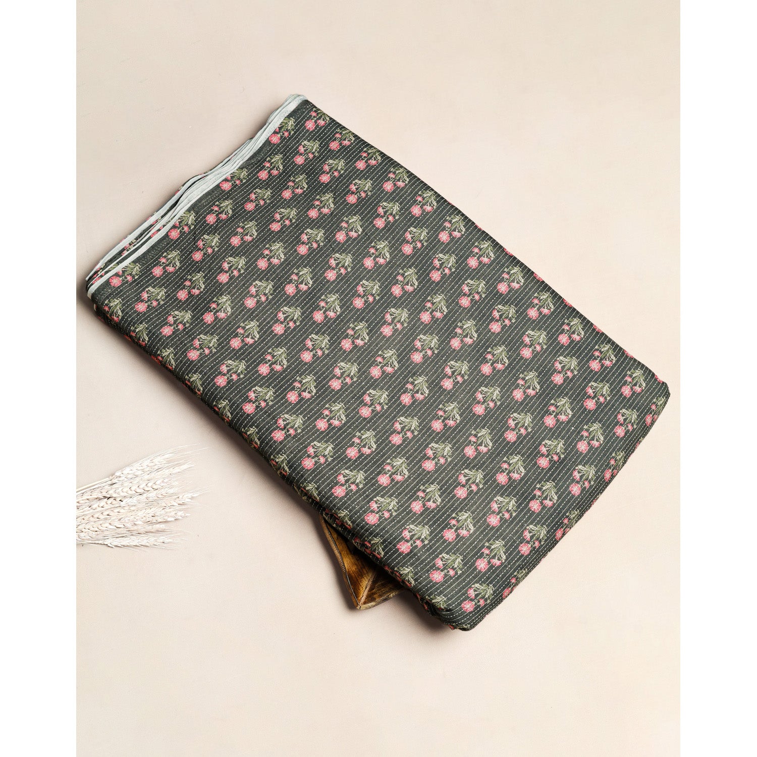 PURE COTTON KANTHA PRINTED FABRIC