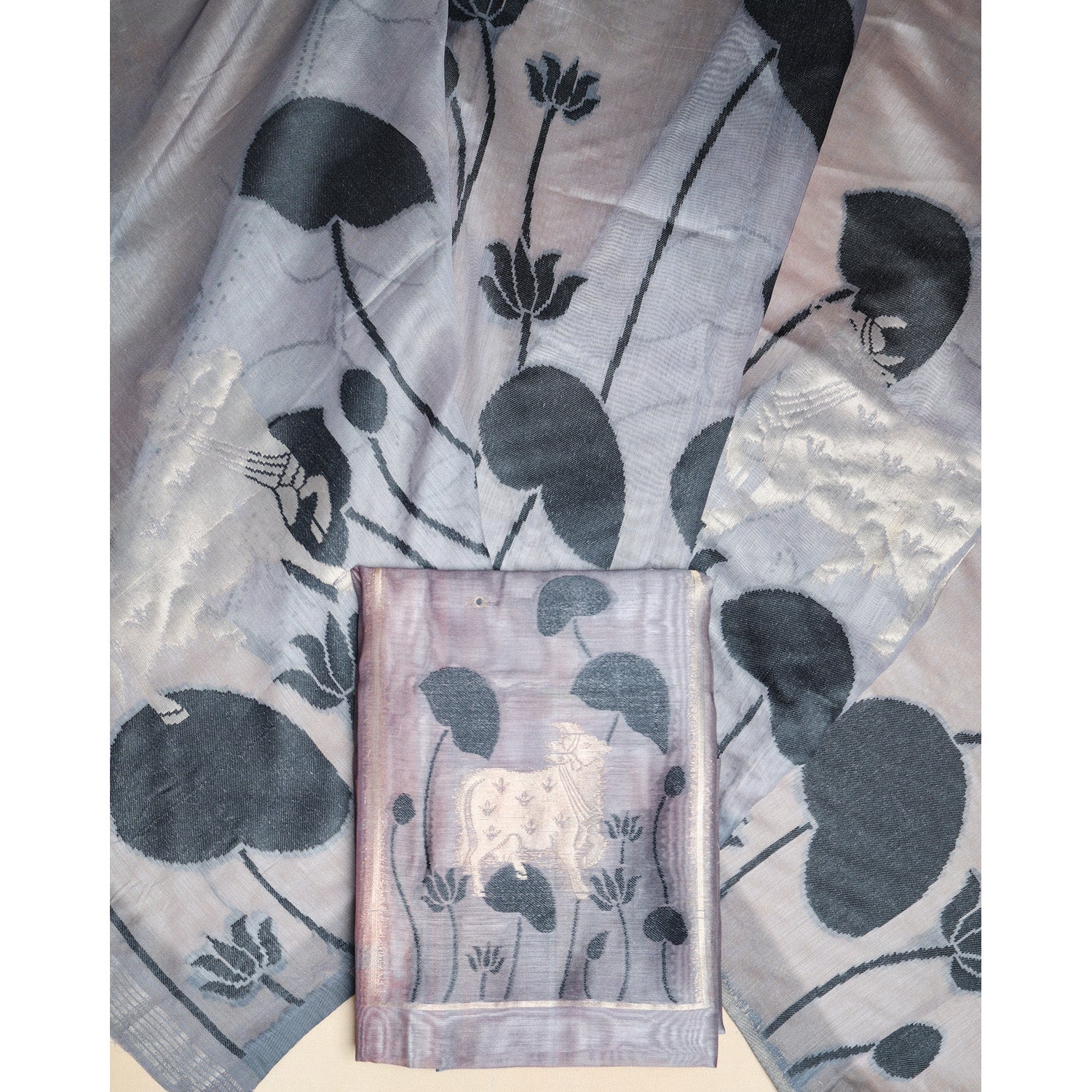 SILK JAMDHANI SUIT SET