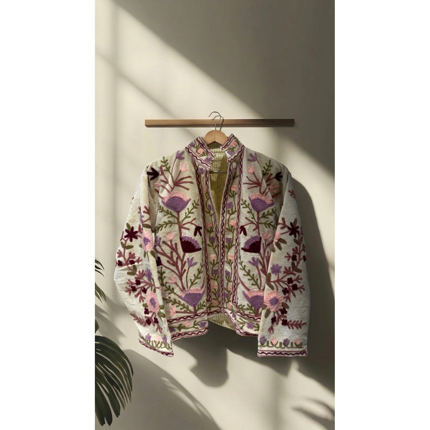 EMBROIDERED VELVET JACKET