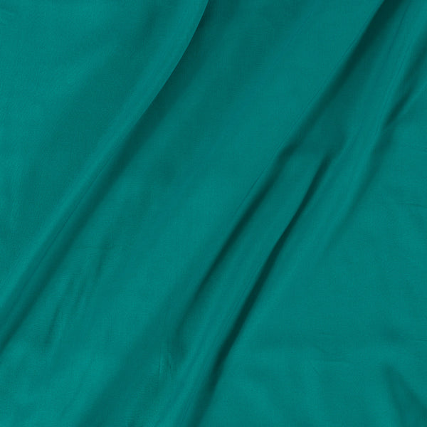 Rayon Peacock Green Colour Plain Dyed 43 Inches Width Fabric Cut of 0.50 Meter
