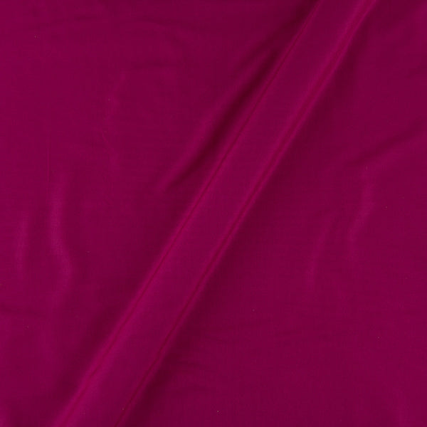 Rayon Rani Pink Colour Plain Dyed 42 Inches Width Fabric Cut Of 0.80 Meter