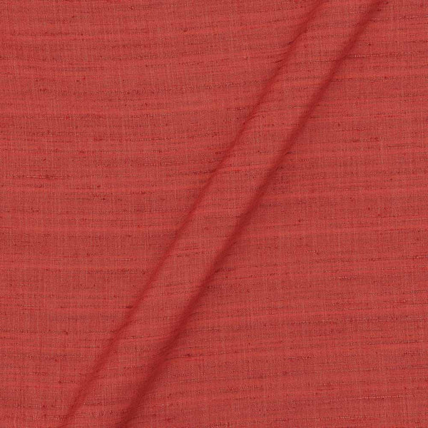 Artificial Matka Silk Brick Red Colour 43 Inches Width Fabric freeshipping - SourceItRight