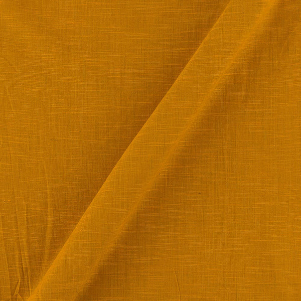Slub Cotton Mustard X Orange Cross Tone Fabric Online 4090AC
