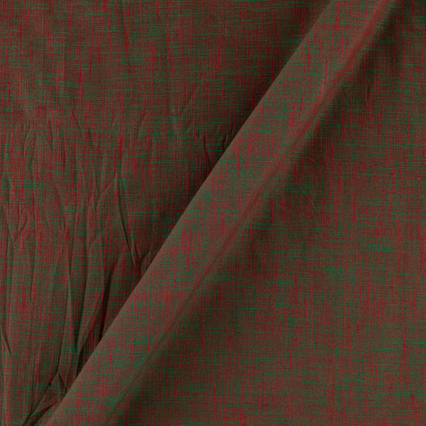 Slub Cotton Red X Green Cross Tone Fabric Online 4090HB