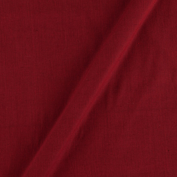 South Cotton Maroon Colour Dyed Washed Fabric 4095EU