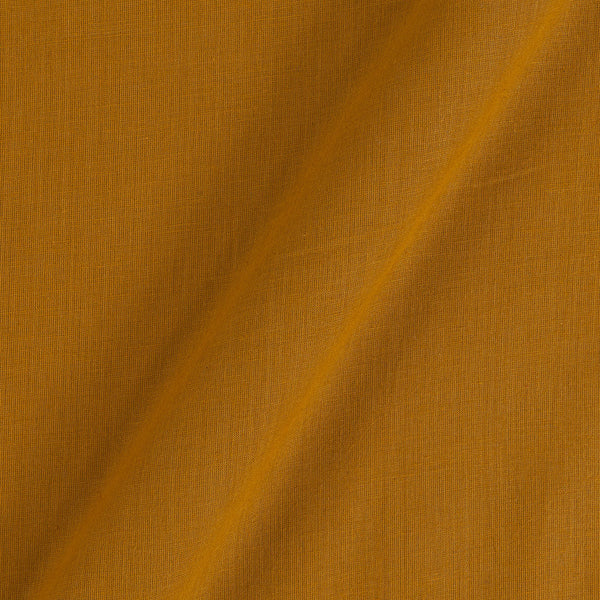 South Cotton Mustard Orange Colour Dyed 42 Inches Width Washed Fabric