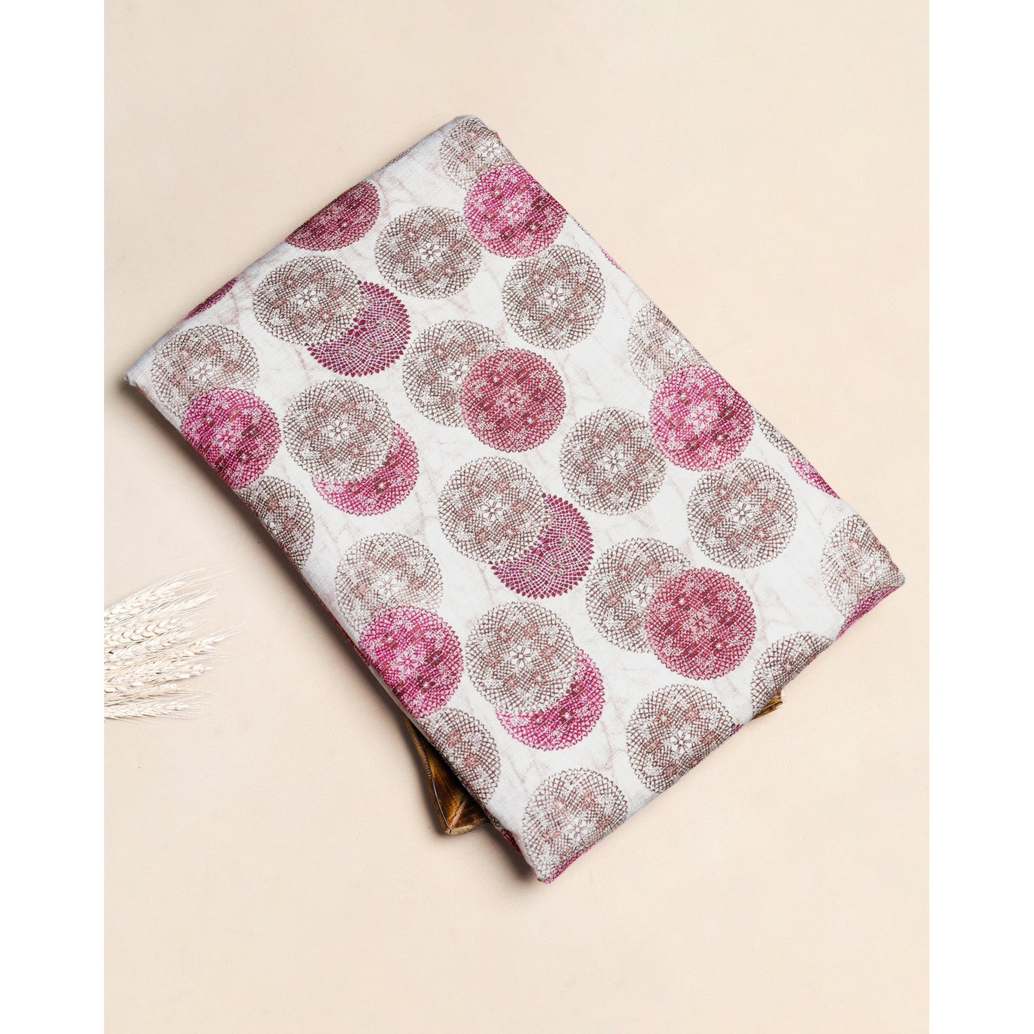 PURE COTTON KANTHA PRINTED FABRIC
